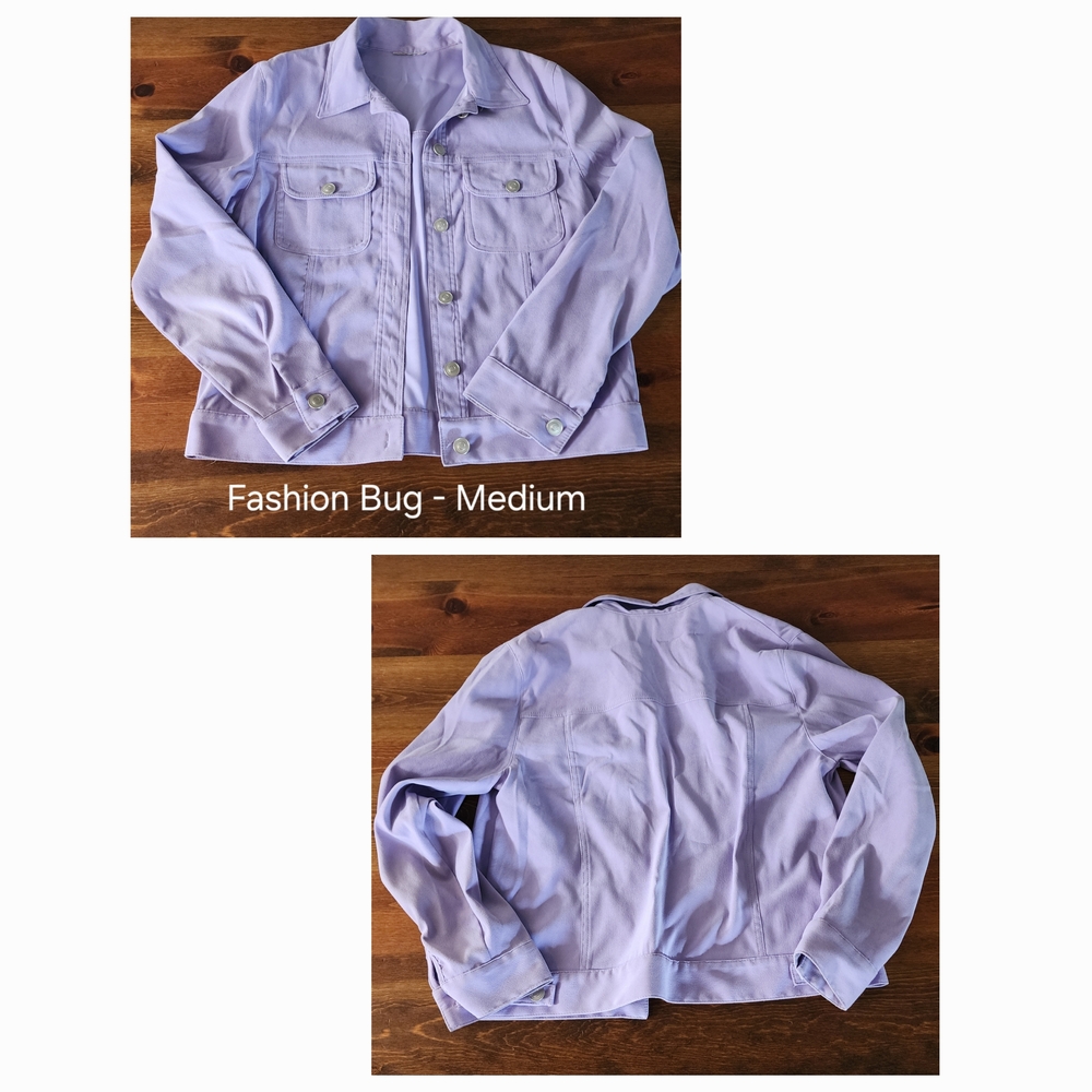 Fashion Bug Light Purple Denim Jacket